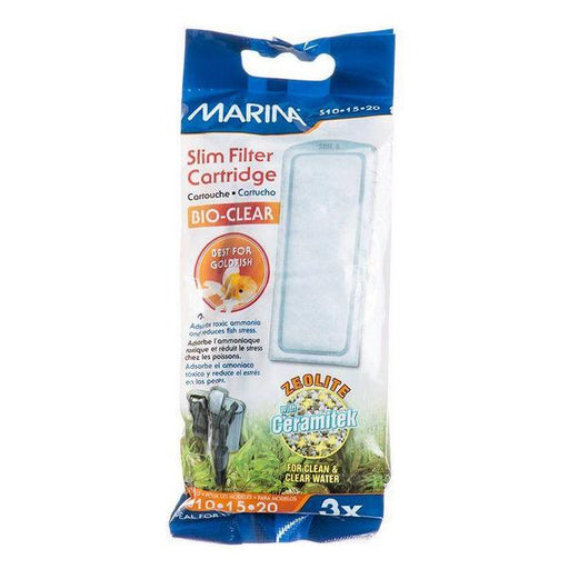 Marina Bio-Clear Zeolite Slim Power Filter Cartridge - 3 Pack - Giftscircle