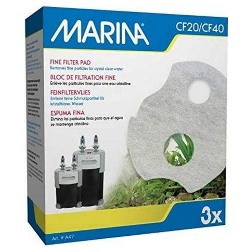 Marina Canister Filter Replacement Fine Filter Pad for CF20/CF40 - 3 count - Giftscircle