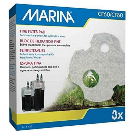 Marina Canister Filter Replacement Fine Filter Pad for CF60/CF80 - 3 count - Giftscircle