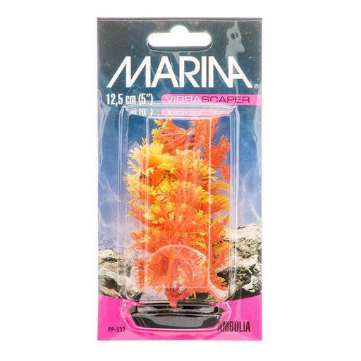 Marina Vibrascraper Ambulia Plant - Orange & Yellow - 5" Tall - Giftscircle