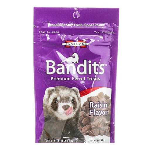 Marshall Bandits Premium Ferret Treats - Rasin Flavor - 3 oz - Giftscircle