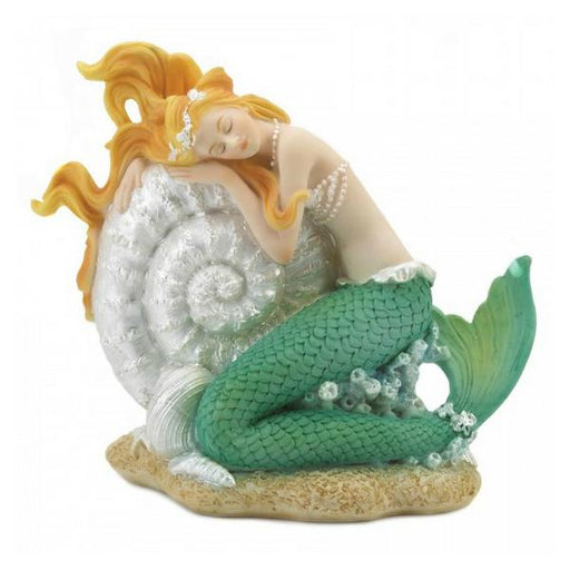 Mermaid Sleeping on Shell Figurine - Giftscircle