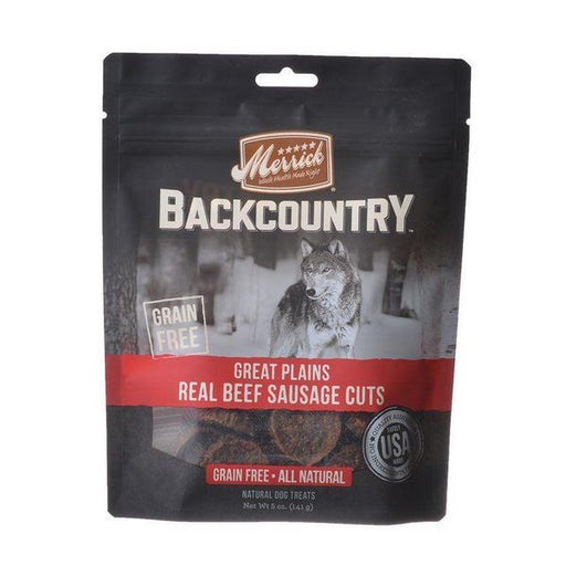 Merrick Backcountry Great Plains Real Beef Sausage Cuts - 5 oz - Giftscircle