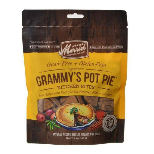 Merrick Kitchen Bites Dog Treats - Grammy's Pot Pie - 9 oz - Giftscircle