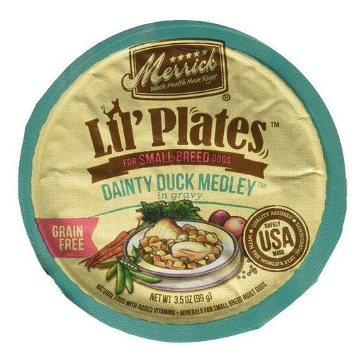 Merrick Lil Plates Grain Free Dainty Duck Medley - 3.5 oz - Giftscircle