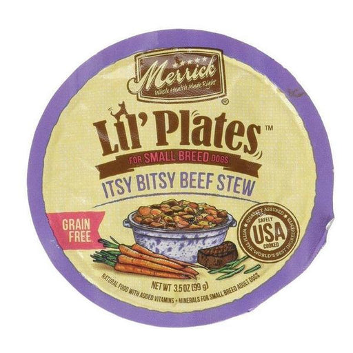 Merrick Lil Plates Grain Free Itsy Bitsy Beef Stew - 3.5 oz - Giftscircle