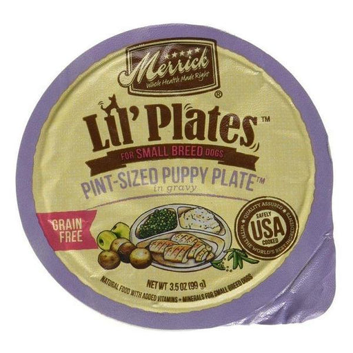 Merrick Lil Plates Grain Free Pint-Sized Puppy Plate - 3.5 oz - Giftscircle