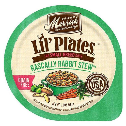 Merrick Lil Plates Grain Free Rascally Rabbit Stew - 3.5 oz - Giftscircle