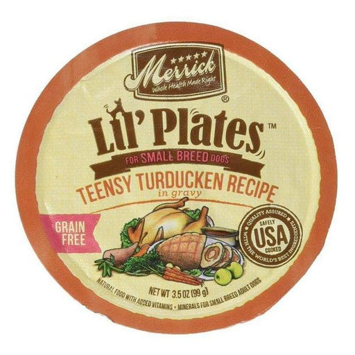 Merrick Lil Plates Grain Free Teensy Turdecken Recipe - 3.5 oz - Giftscircle