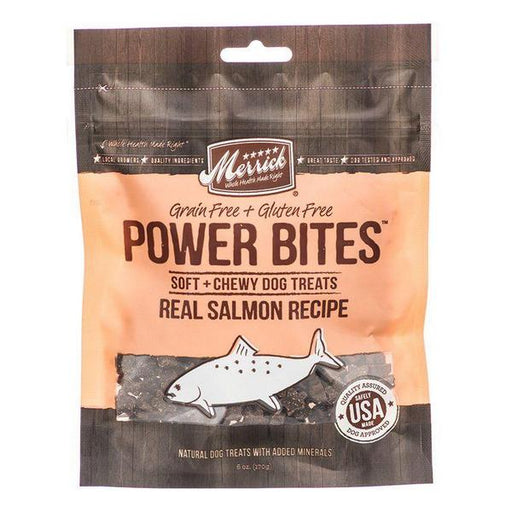 Merrick Power Bites Soft & Chewy Dog Treats - Real Salmon Recipe - 6 oz - Giftscircle