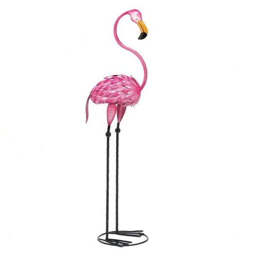 Metal 3-Foot Flamingo Yard Art - Giftscircle
