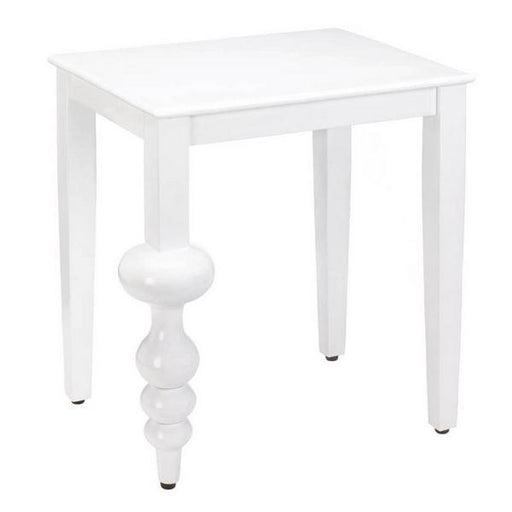 Milan White Accent Table - Giftscircle