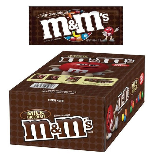 M&M's Milk Chocolate Candies 36Ct Display - Giftscircle