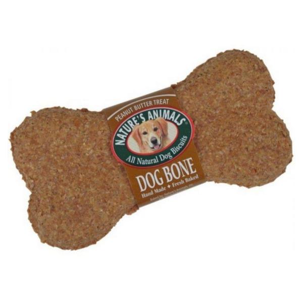 Natures Animals All Natural Dog Bone - Peanut Butter Flavor - 24 Pack - Giftscircle