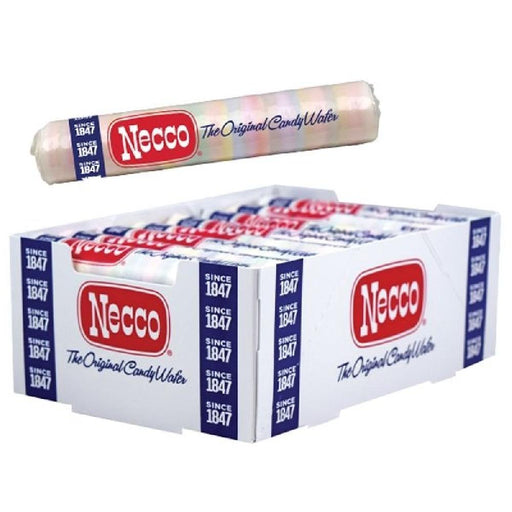Necco Original 8 Flavor Assorted Candy Wafer Rolls (Pack of 24) - Giftscircle