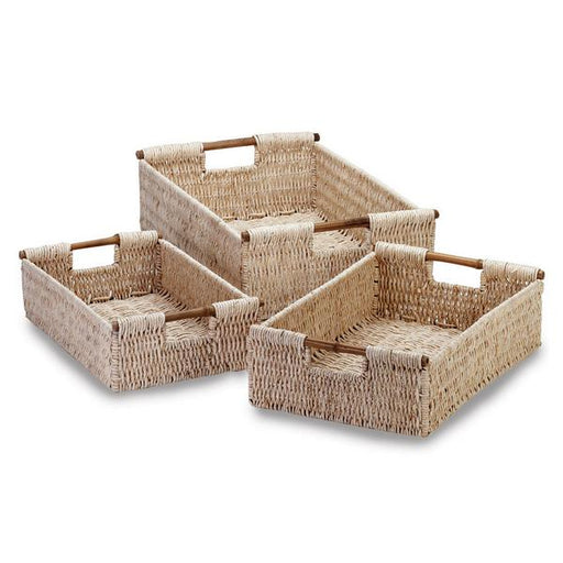 Nesting Corn Husk Basket Set - Giftscircle