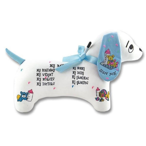 New Baby Autograph Dog - Blue by Giftscircle - Giftscircle