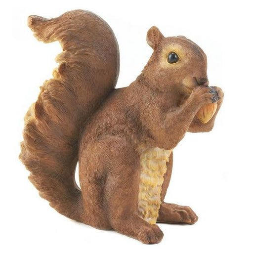 Nibbling Squirrel Garden Statue - Giftscircle