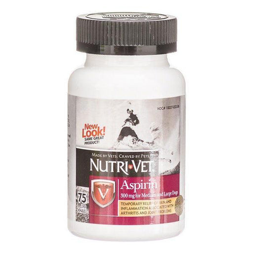 Nutri-Vet Aspirin for Dogs - Large Dogs over 50 lbs - 75 Count (300 mg) - Giftscircle