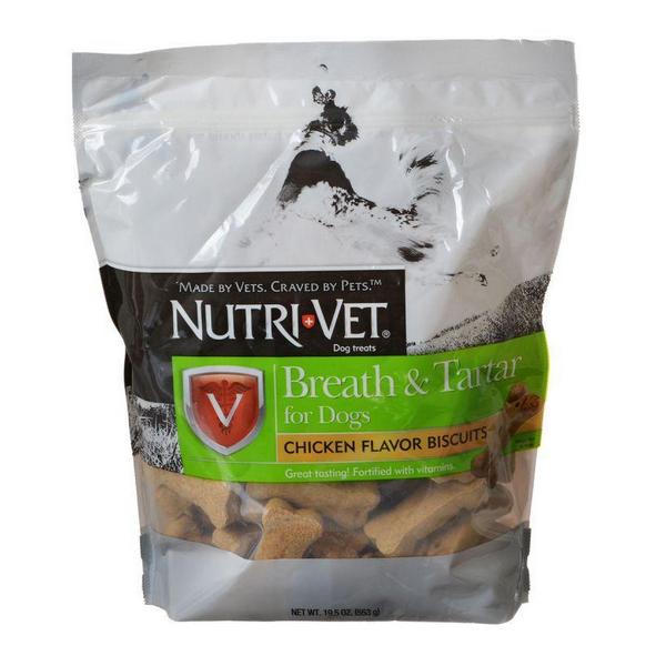Nutri-Vet Breath & Tartar Biscuits - 19.5 oz - Giftscircle