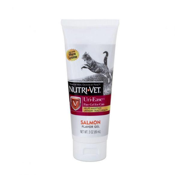 Nutri-Vet Uri-Ease Paw Gel for Cats - Salmon Flavor - 3 oz - Giftscircle
