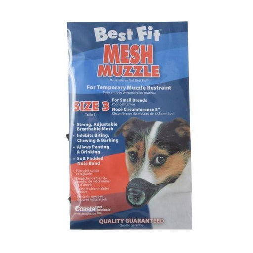 Nylon Fabridog Best Fit Muzzle - Size 3 (Dogs 12-24 lbs) - Giftscircle