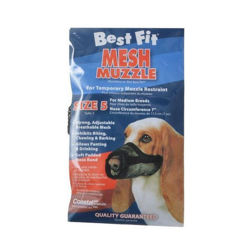 Nylon Fabridog Best Fit Muzzle - Size 5 (Dogs 48-60 lbs) - Giftscircle