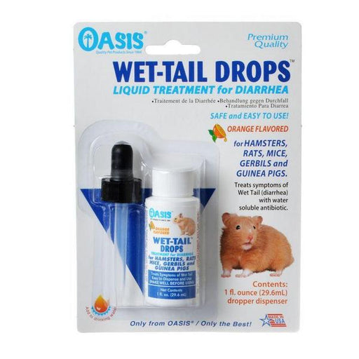 Oasis Small Animal Wet Tail Drops - Diarrhea Treatment - 1 oz - Giftscircle