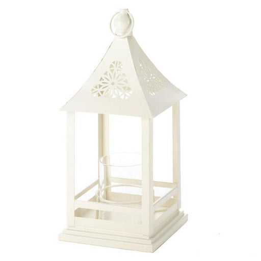 Open Lantern with Round Candle Holder - 12 inches - Giftscircle