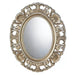Ornate Gilded Wood Frame Oval Wall Mirror - Giftscircle