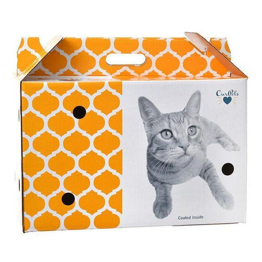OurPets Cosmic Catnip Pet Shuttle Cardboard Carrier - Small - 15.5"L x 10"W x 10.75"H - Giftscircle