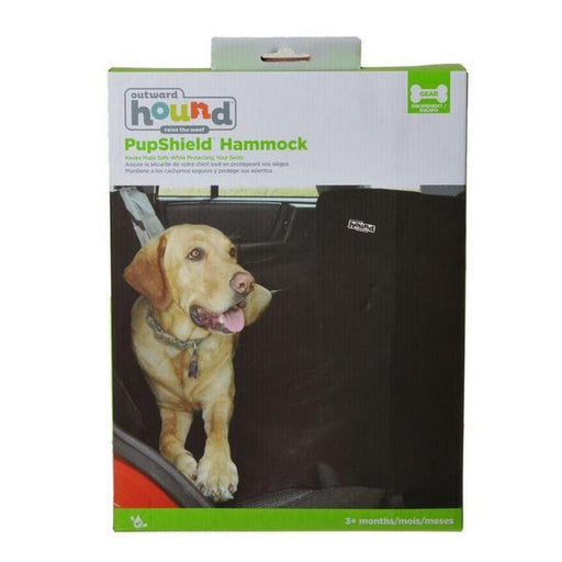 Outward Hound Back Seat Hammock - Black - Back Seat Pet Hammock - Giftscircle