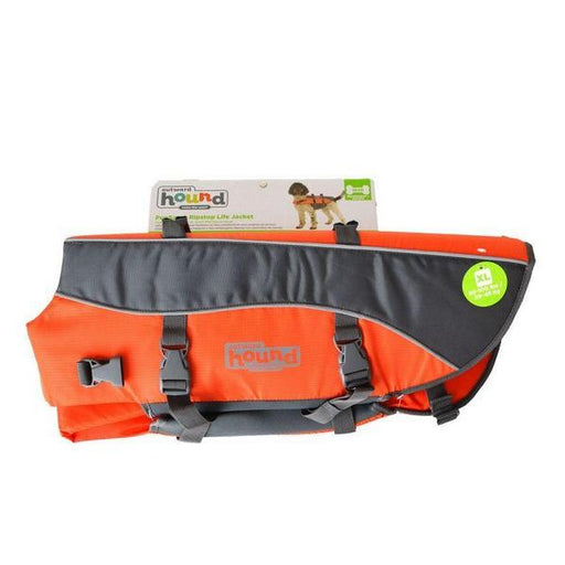 Outward Hound Pet Saver Life Jacket - Orange & Black - X-large - Dogs over 70 lbs (Girth 31"-42") - Giftscircle