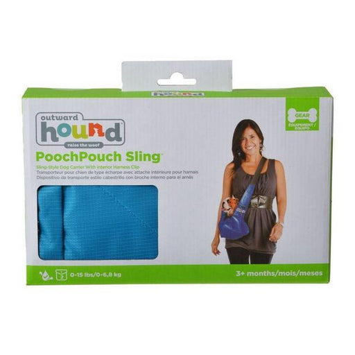 Outward Hound Sling-Go Pet Sling Carrier - Blue - Small (For Pets up to 15 lbs) - Giftscircle