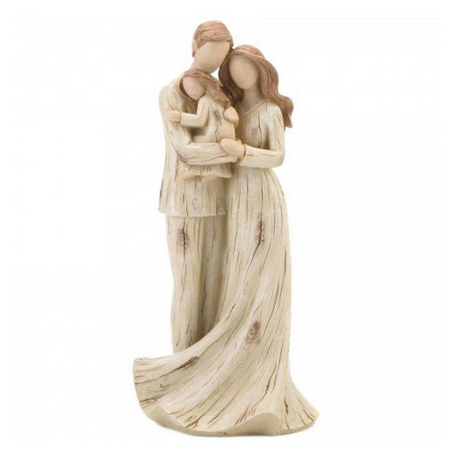 Parents and Daughter Carved-Look Figurine - Giftscircle