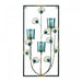 Peacock Rectangular Wall Sconce - Three Candles - Giftscircle