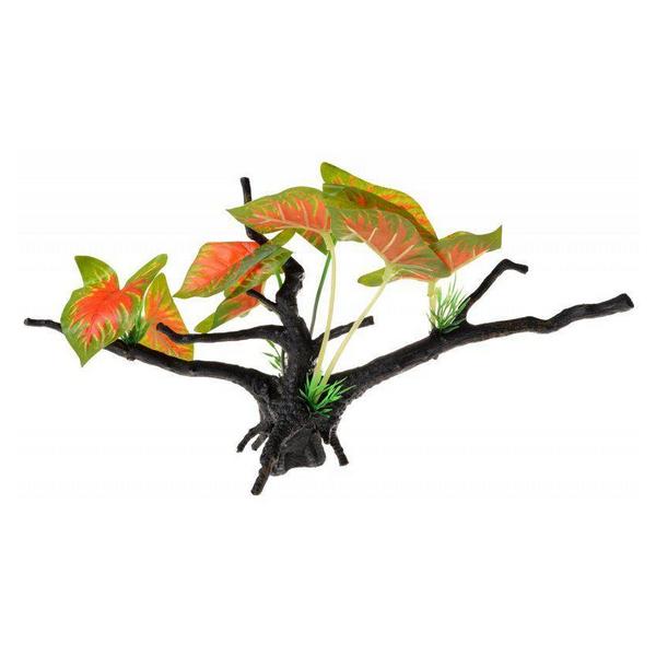 Penn Plax Driftwood Plant - Green & Red - Wide - 1 Count - Giftscircle