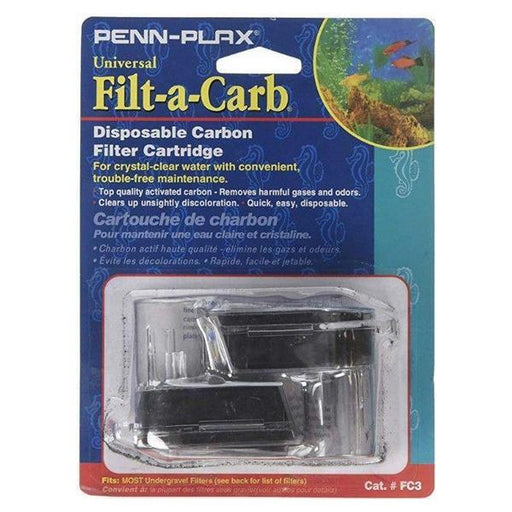 Penn Plax Filt-a-Carb Universal Carbon Undergravel Filter Cartridge - 2 count - Giftscircle