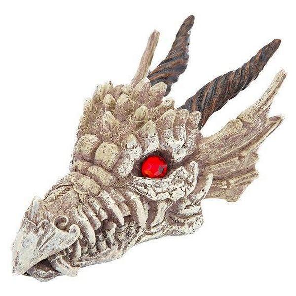 Penn Plax Gazer Dragon Skull Aquarium Ornament - 3"L x 5.75"W x 3"H - Giftscircle