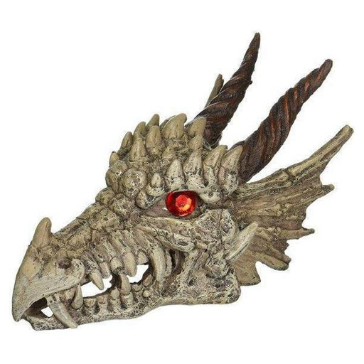Penn Plax Gazer Dragon Skull Aquarium Ornament - 5"L x 8"W x 5.5"H - Giftscircle