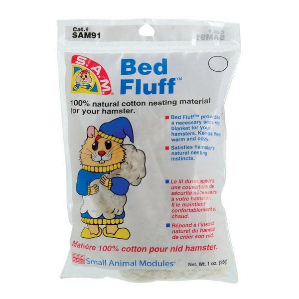 Penn Plax S.A.M. Bed Fluff for Hamsters - 1 oz - Giftscircle