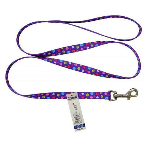 Pet Attire Styles Nylon Dog Leash - Special Paw - 4' Long x 5/8" Wide - Giftscircle