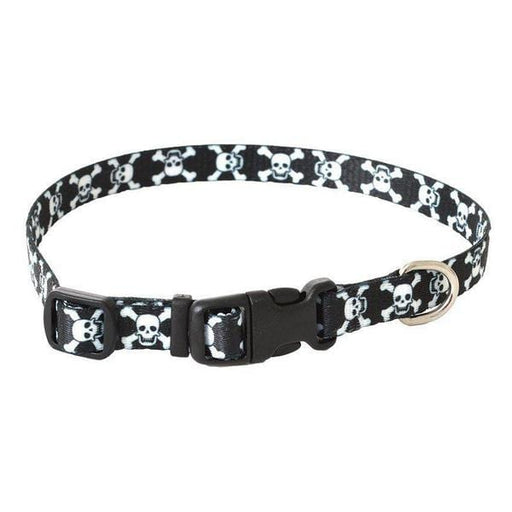 Pet Attire Styles Skulls Adjustable Dog Collar - 8"-12" Long x 3/8" Wide - Giftscircle