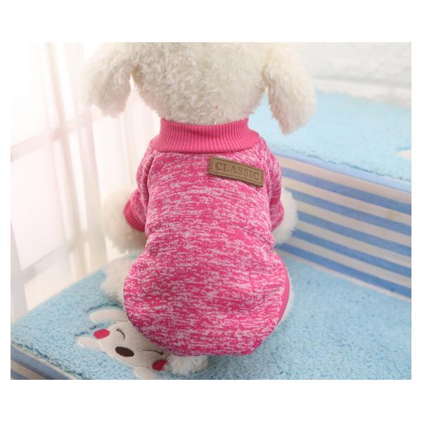 Pet Dog Classic Knitwear Sweater Fleece Coat Soft Cloth - Medium - Giftscircle