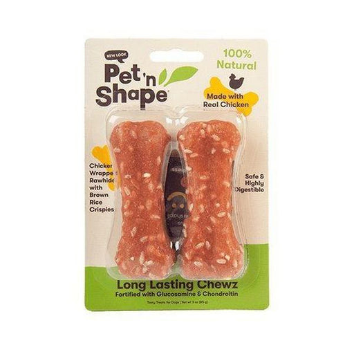 Pet 'n Shape Long Lasting Chewz Bone - 4" Long (2 Pack) - Giftscircle