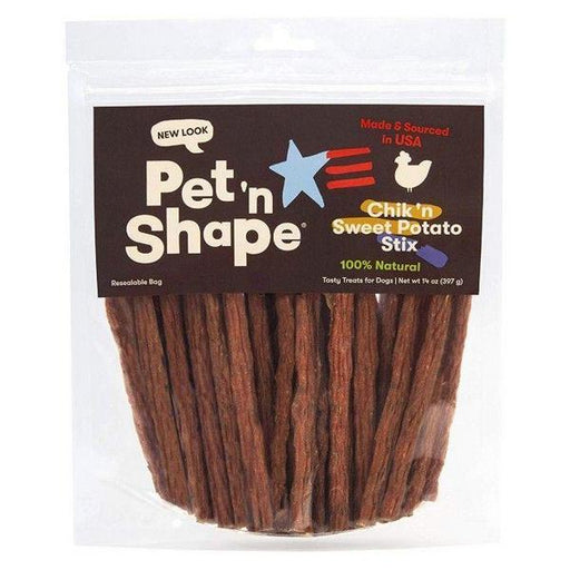 Pet 'n Shape Natural Chik 'n Sweet Potato Stix Dog Treats - 14 oz - Giftscircle