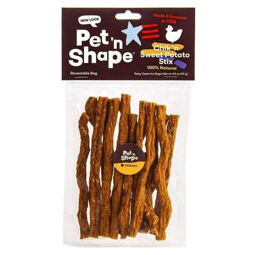 Pet 'n Shape Natural Chik 'n Sweet Potato Stix Dog Treats - 3.5 oz - Giftscircle