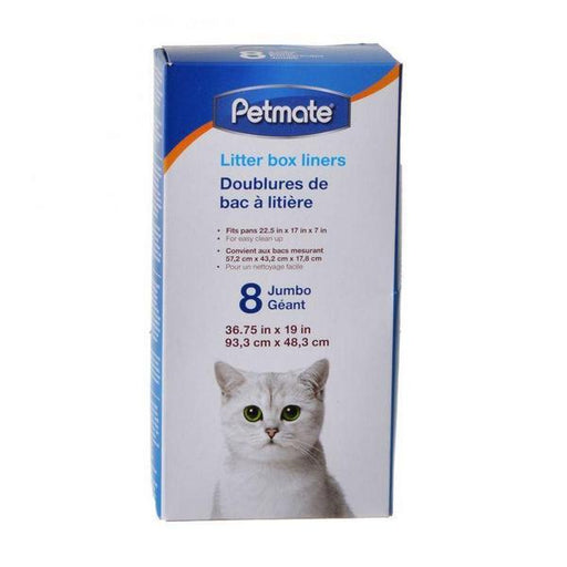 Petmate Cat Litter Pan Liner - Jumbo (8 Pack) - Giftscircle