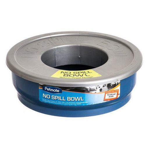 Petmate No-Spill Travel Bowl - Blue - 48 oz - Giftscircle