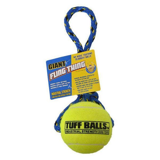 Petsport Tuff Ball Fling Thing Dog Toy - Giant (4" Ball) - Giftscircle